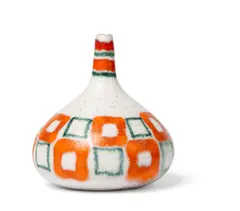 VASE by Guido Gambone, glazed earthenware, sold May 2026