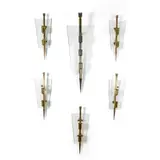 Pietro Chiesa, SET OF FIVE WALL LIGHTS, DESIGNED c.1938