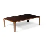 Mitsumasa Sugasawa, ANTLER COFFEE TABLE, 1980s–2000, 2000, beech plywood with maple veneer and dark walnut finish