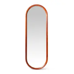 Sori Yanagi, MIRROR, c.1975–1987, 1975, beech wood and glass