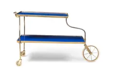 Josef Frank, DRINKS TROLLEY, DESIGNED 1938, 1938, brass