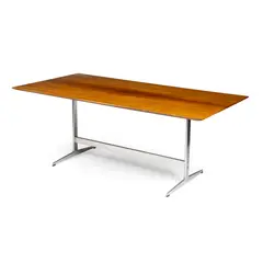 Arne Jacobsen, 'SHAKER' TABLE, manufacturer's applied label (to underside), 1970s production, Indian rosewood