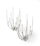 Gerald Benney, PAIR OF CANDELABRA, 1977, 1977, and with Silver Jubilee mark