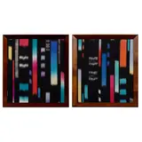 Mary Restieaux, TWO IKAT TEXTILES