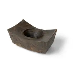 Jim Partridge, 'TURNED VESSEL' DISH, c.1988, 1988, scorched burr oak