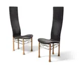 John Makepeace, PAIR OF CHAIRS, 1980s, limed oak