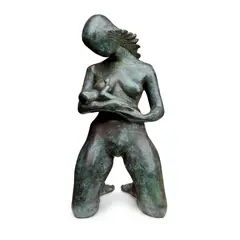 Laurence Broderick, MOTHER & CHILD, 1984, 1984, patinated bronze