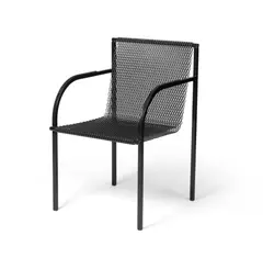 Shiro Kuramata, EXPANDED METAL CHAIR, DESIGNED 1986, 1986, enamelled steel and rubber