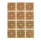 Augustus Welby Northmore Pugin, TWELVE 6-INCH GOTHIC REVIVAL ENCAUSTIC TILES, CIRCA 1860, 1860, earthenware