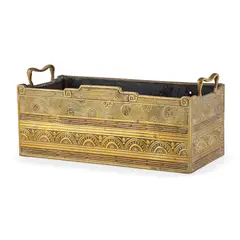 Thomas Jeckyll, AESTHETIC MOVEMENT PLANTER, CIRCA 1880, 1880, repoussé-decorated brass