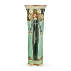 Cassandra Annie Walker, TALL VASE, 1899, 1899, glazed earthenware