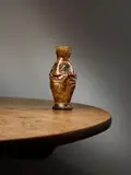 Martin Brothers, FACES VASE, 1884, 1884, glazed stoneware