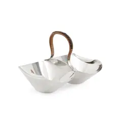DOUBLE DISH, CIRCA 1880 by Christopher Dresser, 1880, sold Apr 2026