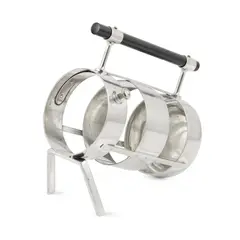 WINE BOTTLE HOLDER, CIRCA 1880 by Christopher Dresser, 1880, sold Apr 2026