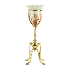 William Arthur Smith Benson, ARTS & CRAFTS TABLE LAMP, CIRCA 1900, 1900, copper