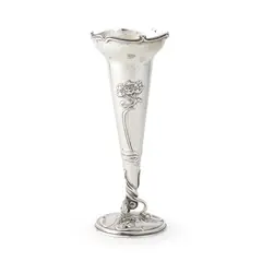 Kate Harris, ARTS & CRAFTS VASE, 1901, 1901, silver