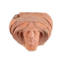 William James Neatby, ART NOUVEAU ARCHITECTURAL MASK, CIRCA 1900, 1900, terracotta