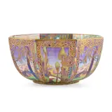 Daisy Makeig-Jones, CASTLE ON A ROAD 'FAIRYLAND LUSTRE' PUNCH BOWL, CIRCA 1920, 1920, lustre-glazed earthenware