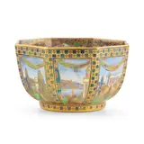 Daisy Makeig-Jones, CASTLE ON A ROAD 'FAIRYLAND LUSTRE' BOWL, CIRCA 1920, 1920, lustre-glazed earthenware