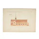 Charles Spooner, ARCHITECTURAL DESIGNS FOR THE CHURCH OF ST MICHAEL AND ALL ANGELS, LITTLE ILFORD, LONDON, 1896, 1896