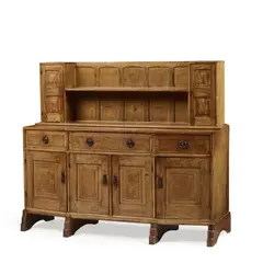 Edward Barnsley, DRESSER, CIRCA 1935, 1935, oak and walnut
