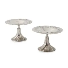 Gilbert Marks, PAIR OF BON-BON DISHES, 1896, 1896, silver