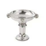 Edward Spencer, ARTS & CRAFTS BON BON STAND, 1925, 1925, silver