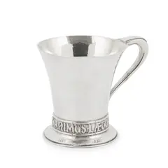 CHRISTENING MUG, 1934 by Omar Ramsden, 1934, silver, offered Apr 2026