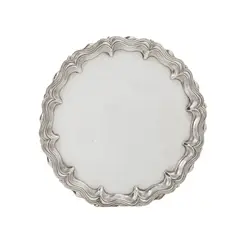 Omar Ramsden, CIRCULAR SALVER, 1938, 1938, silver