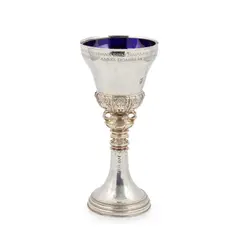 ARTS & CRAFTS GOBLET, 1923 by Omar Ramsden, 1923, silver, offered Apr 2026