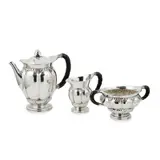 Georg Jensen, TEA SERVICE, MODEL 159, 1925-1932, 1925, silver and ebony