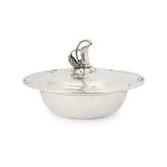 Georg Jensen, DISH AND COVER, CIRCA 1937, 1937, silver