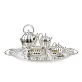 Georg Jensen, TEA AND COFFEE SERVICE, MODEL NO 179, silver