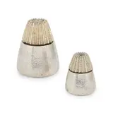 Christopher Lawrence, SALT AND PEPPER GRINDER, 1973, 1973, silver and silver gilt