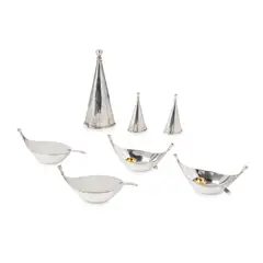 Robert Yorke Goodden, CONDIMENT SET, CIRCA 1962, 1962, silver
