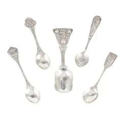 Alexander Ritchie, CASED SET OF MATCHED SCOTTISH PROVINCIAL SPOONS, silver