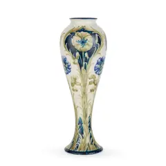 Willliam Moorcroft, FLORIAN WARE VASE, CIRCA 1900, 1900, glazed earthenware