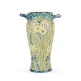 William Moorcroft, FLORIAN WARE TWIN-HANDLED VASE, CIRCA 1902, 1902, glazed earthenware