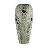 William Moorcroft, 'PEACOCK' FLORIAN WARE VASE, CIRCA 1900, 1900, glazed earthenware