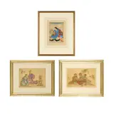 Elyse Ashe Lord, THREE FRAMED ETCHINGS