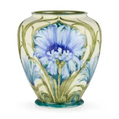 William Moorcroft, 'CORNFLOWER' PATTERN VASE, CIRCA 1914, 1914, glazed earthenware