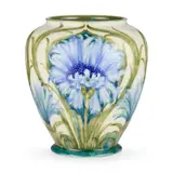 William Moorcroft, 'CORNFLOWER' PATTERN VASE, CIRCA 1914, 1914, glazed earthenware