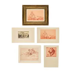 Elyse Ashe Lord, GROUP OF FIVE ETCHINGS