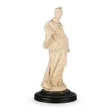 Charles Leighfield Doman, MOTHERHOOD FIGURE, glazed earthenware