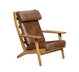 MODEL GE290A ARMCHAIR, DESIGNED 1953 by Hans J. Wegner, 1953, oak, sold Apr 2026
