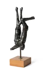 DIVERS, c.1960 by Ralph Brown, 1960, bronze on wooden base, sold Oct 2025