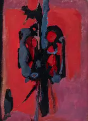 Bernard Kay, RED ABSTRACT, 1955, 1955