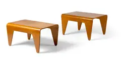 Marcel Breuer, NEST OF TWO TABLES, DESIGNED 1936, 1936, beech plywood