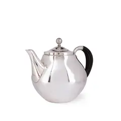 Johan Rohde, 'COSMOS' TEAPOT, silver with ebonised handle