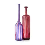 Gio Ponti, 'MORANDIANA (I)' BOTTLE, DESIGNED 1949-50, 1949, glass with polychrome canes, 33cm high (13in high)